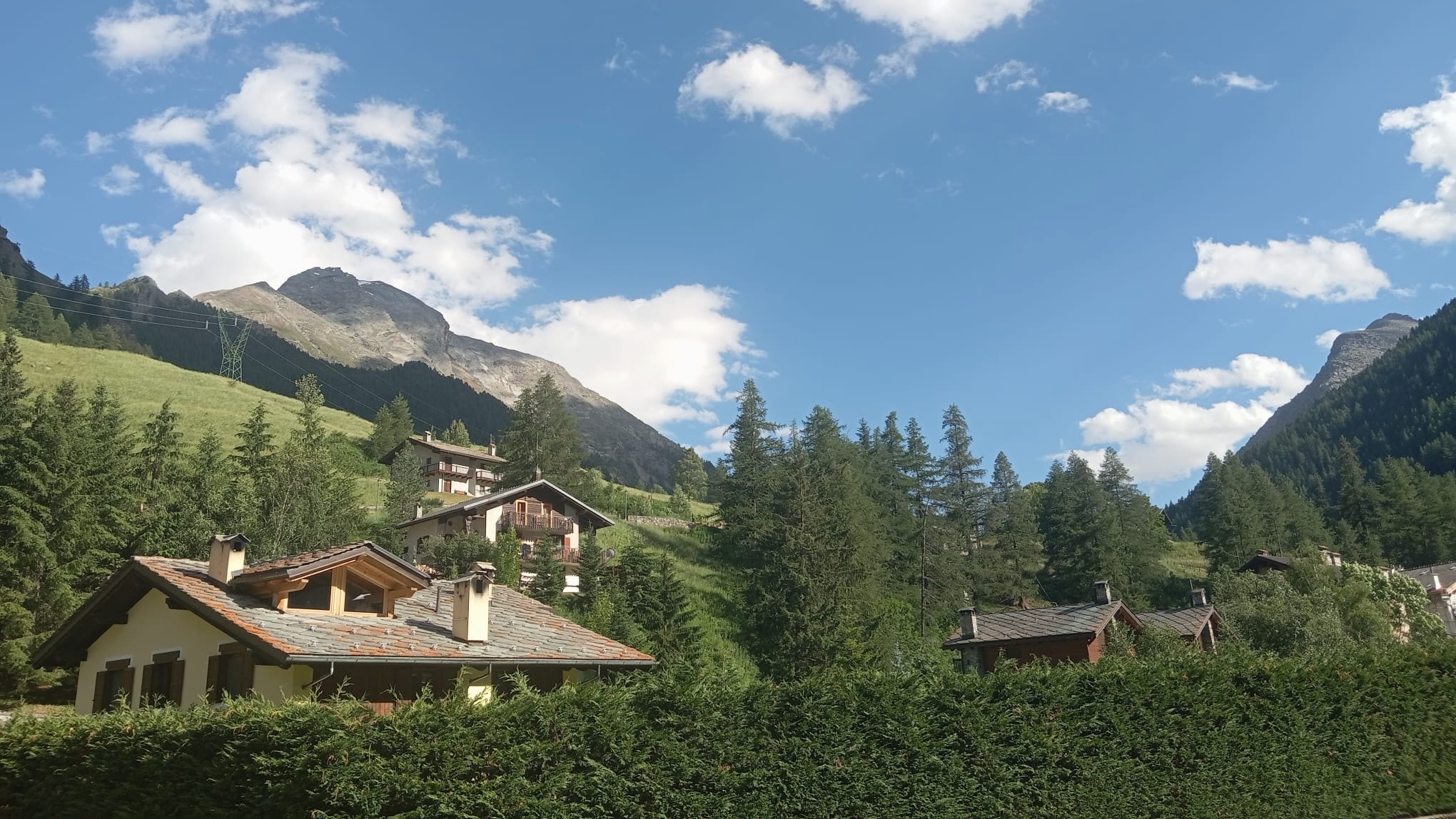An alpine valley in the northwest of Italy.